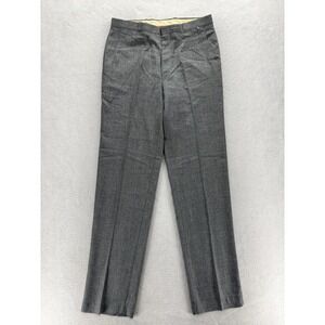 Vintage RPM Dress Pants Mens 34 Gray Tweed Classic Fit USA Business Workwear NWT